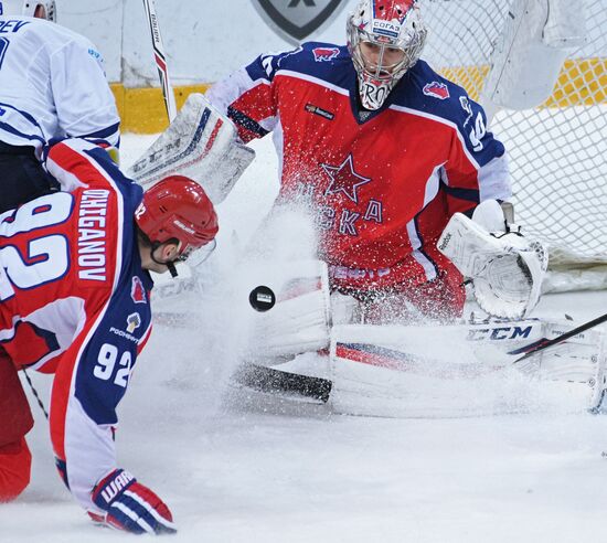 Ice hockey. KHL. CSKA vs. Dynamo Moscow