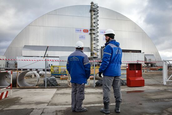 Construction finished of New Safe Confinement structure over Chernobyl Nuclear Power Plant