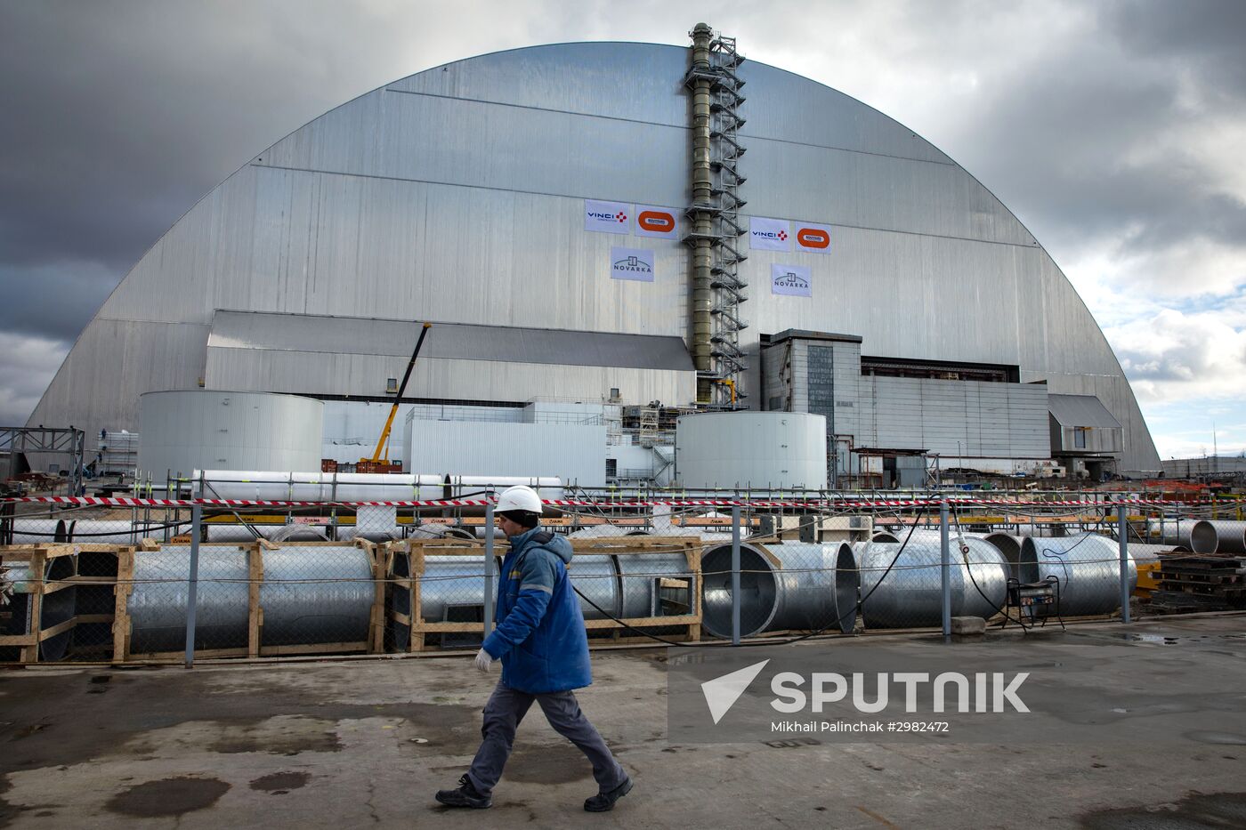 Construction finished of New Safe Confinement structure over Chernobyl Nuclear Power Plant