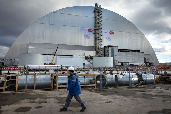 Construction finished of New Safe Confinement structure over Chernobyl Nuclear Power Plant