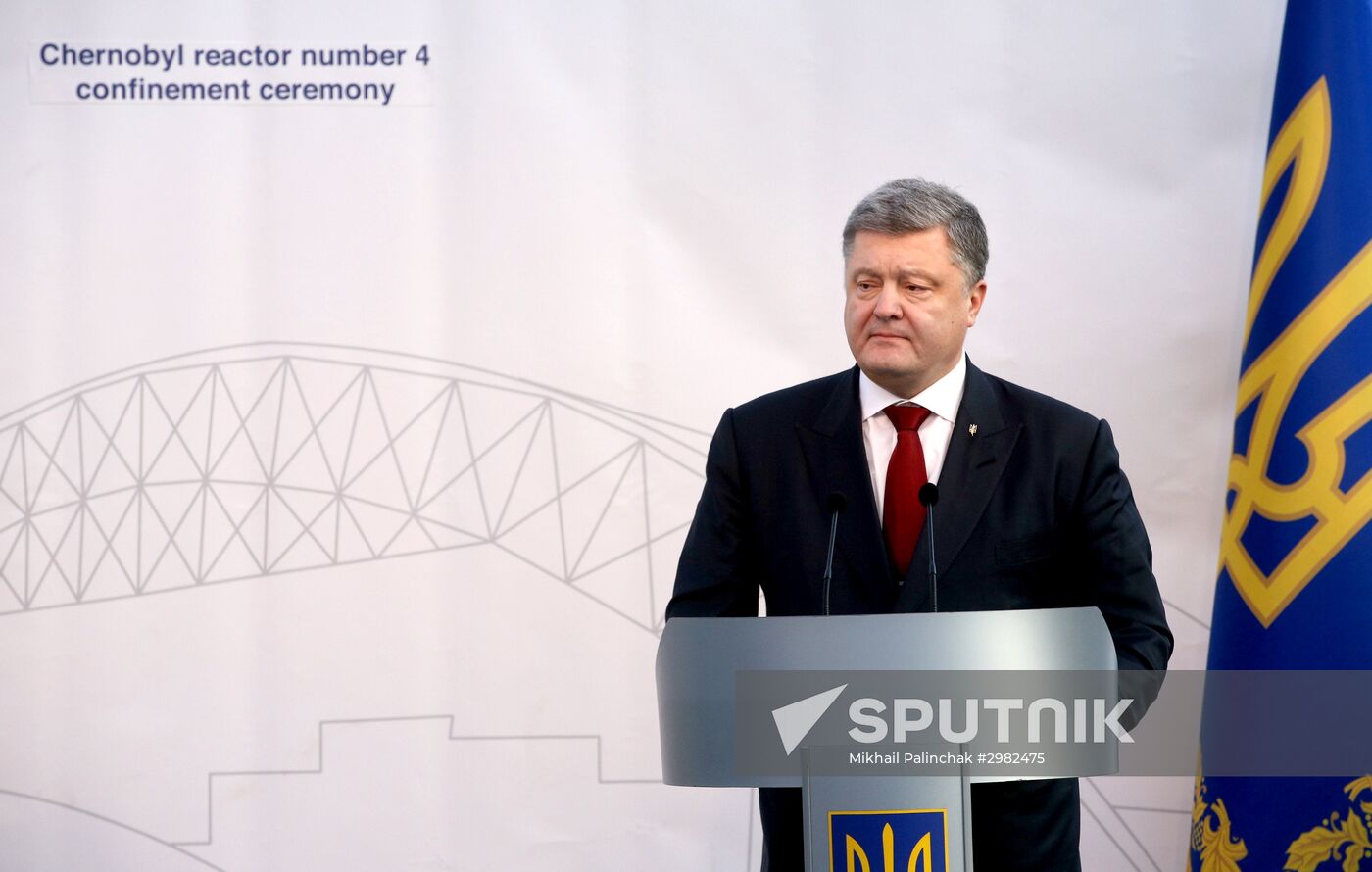 Construction finished of New Safe Confinement structure over Chernobyl Nuclear Power Plant