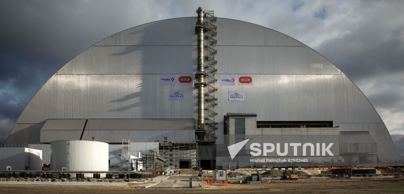 Construction finished of New Safe Confinement structure over Chernobyl Nuclear Power Plant