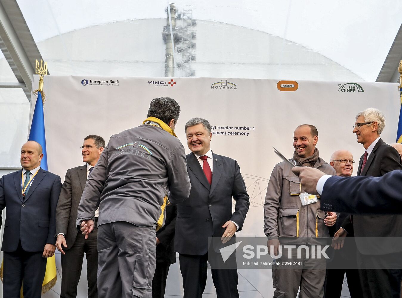 Construction finished of New Safe Confinement structure over Chernobyl Nuclear Power Plant