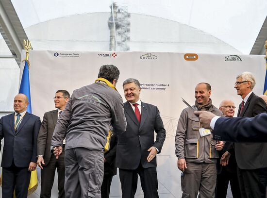 Construction finished of New Safe Confinement structure over Chernobyl Nuclear Power Plant