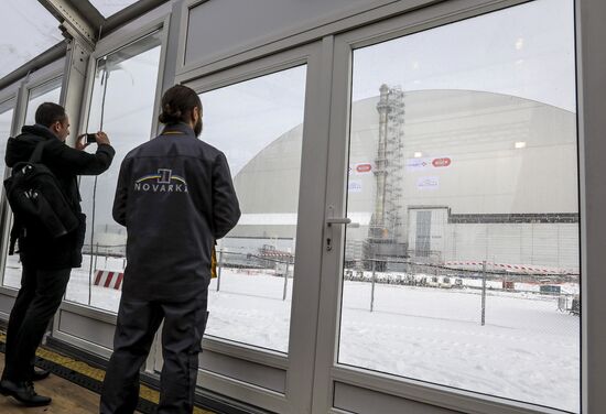Construction finished of New Safe Confinement structure over Chernobyl Nuclear Power Plant