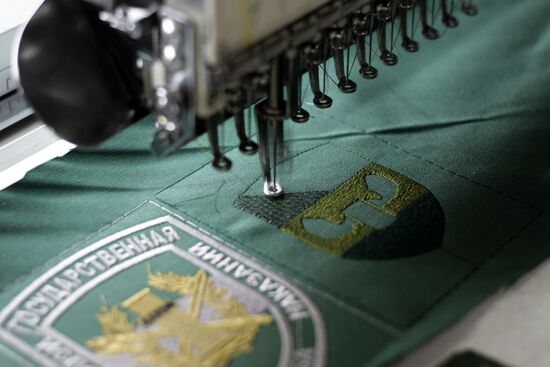 Uniform making workshop in Donetsk