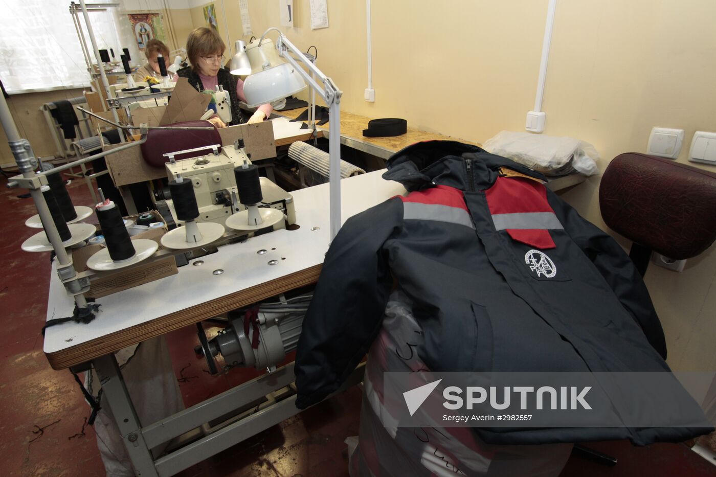 Uniform making workshop in Donetsk