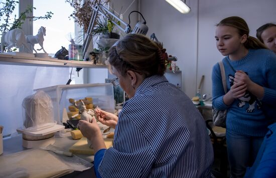 The Imperial Porcelain Factory in St. Petersburg