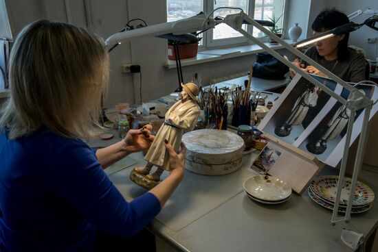 The Imperial Porcelain Factory in St. Petersburg