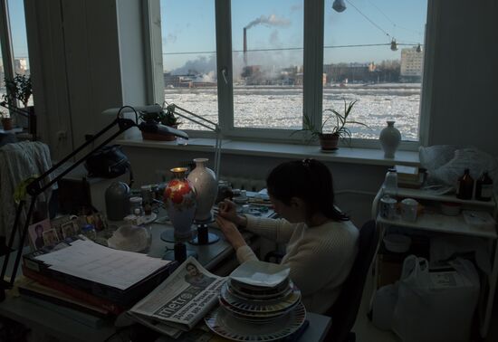 The Imperial Porcelain Factory in St. Petersburg