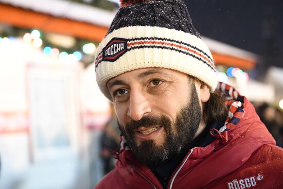 Opening of GUM Skating Rink on Red Square