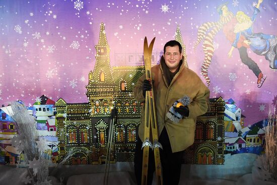 Opening of GUM Skating Rink on Red Square