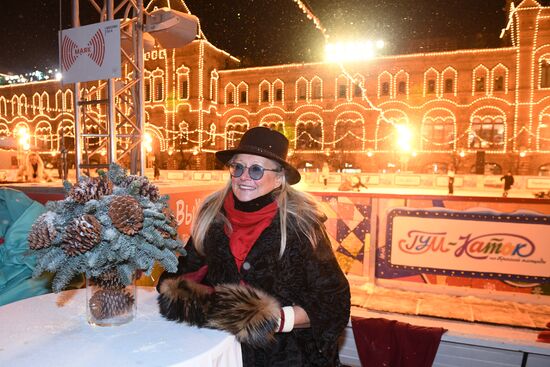 GUM skating rink opens on Red Square