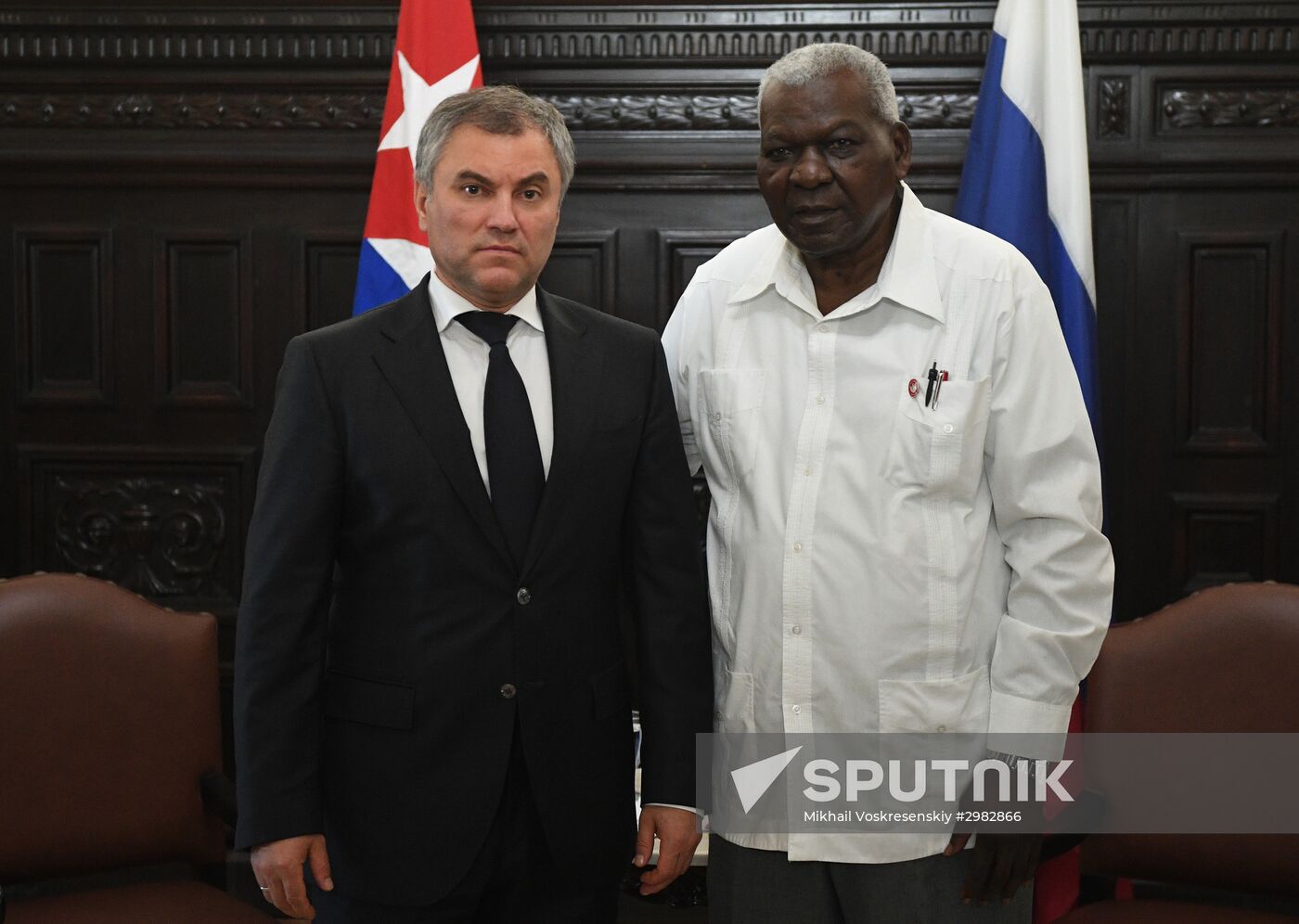 Russian delegation meets with leaders of Cuban Parliament