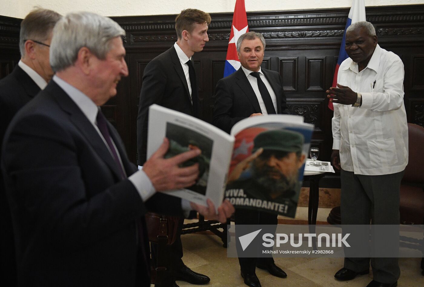 Russian delegation meets with leaders of Cuban Parliament
