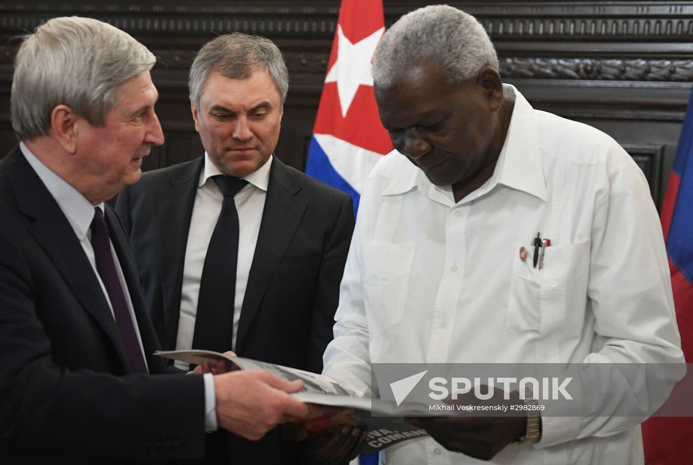 Russian delegation meets with leaders of Cuban Parliament