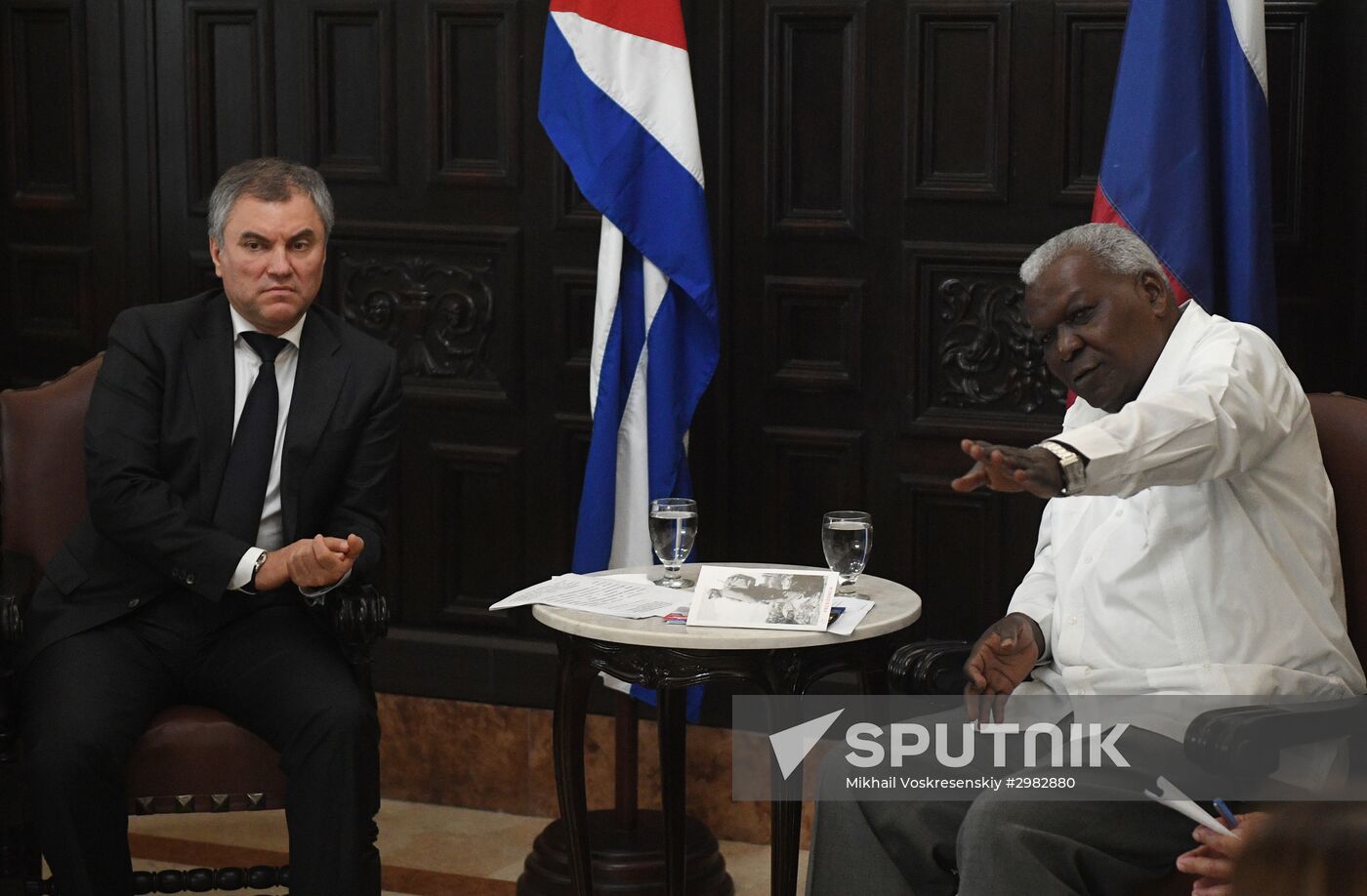 Russian delegation meets with leaders of Cuban Parliament