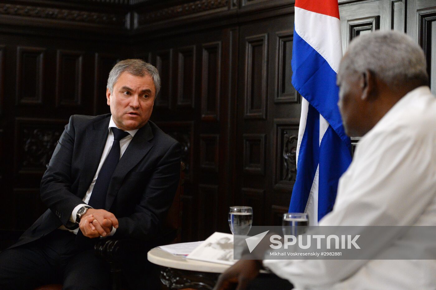 Russian delegation meets with leaders of Cuban Parliament