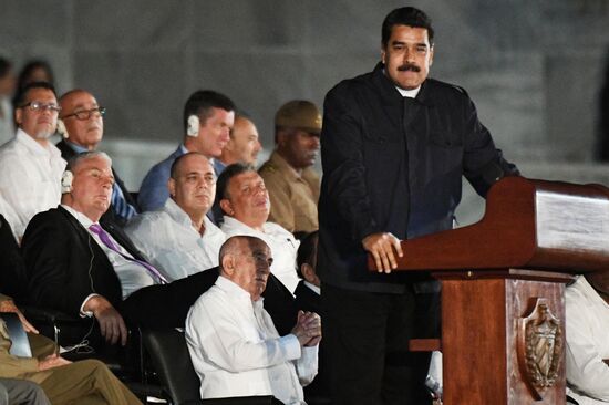 People gather to commemorate Fidel Castro in Havana