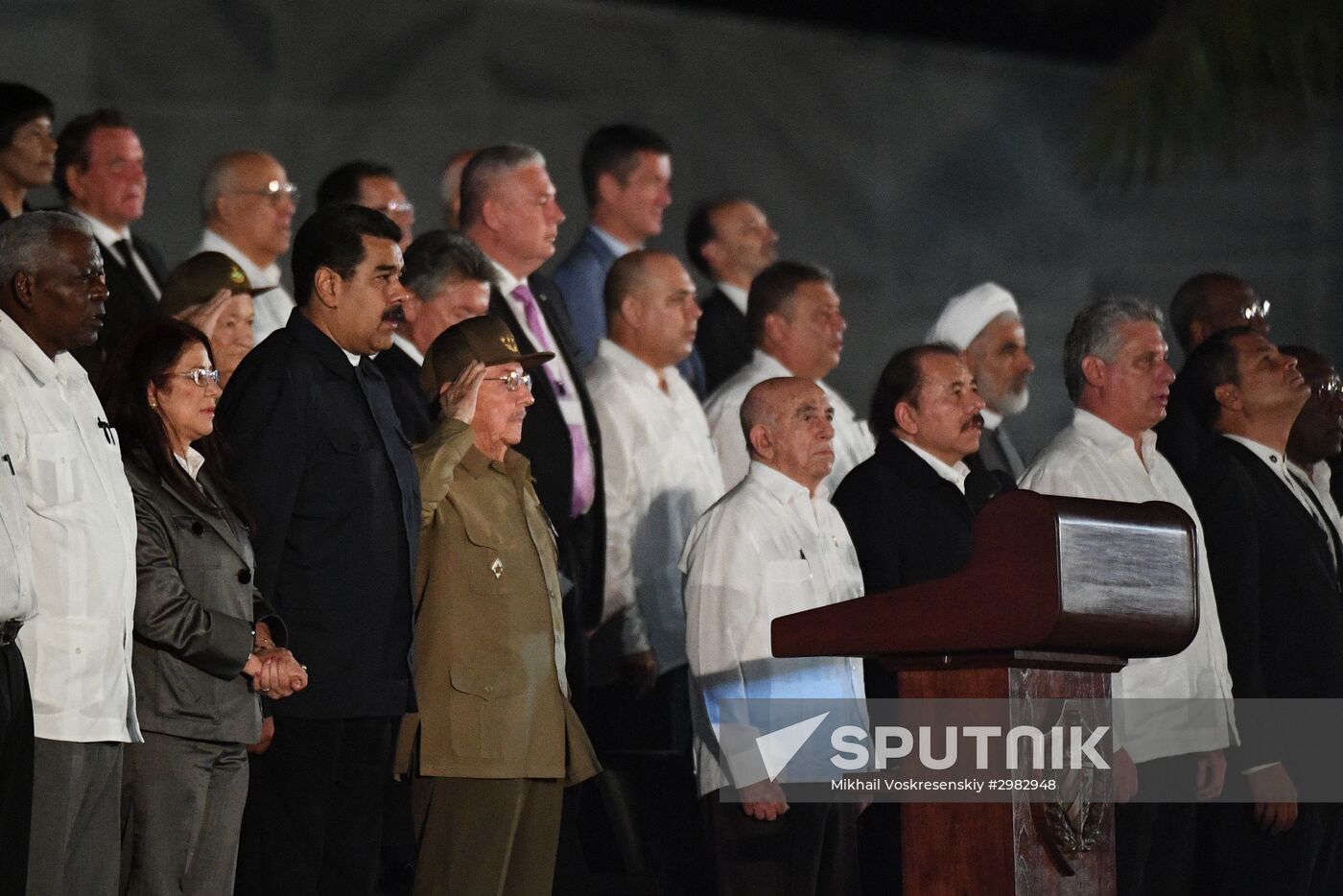 People gather to commemorate Fidel Castro in Havana