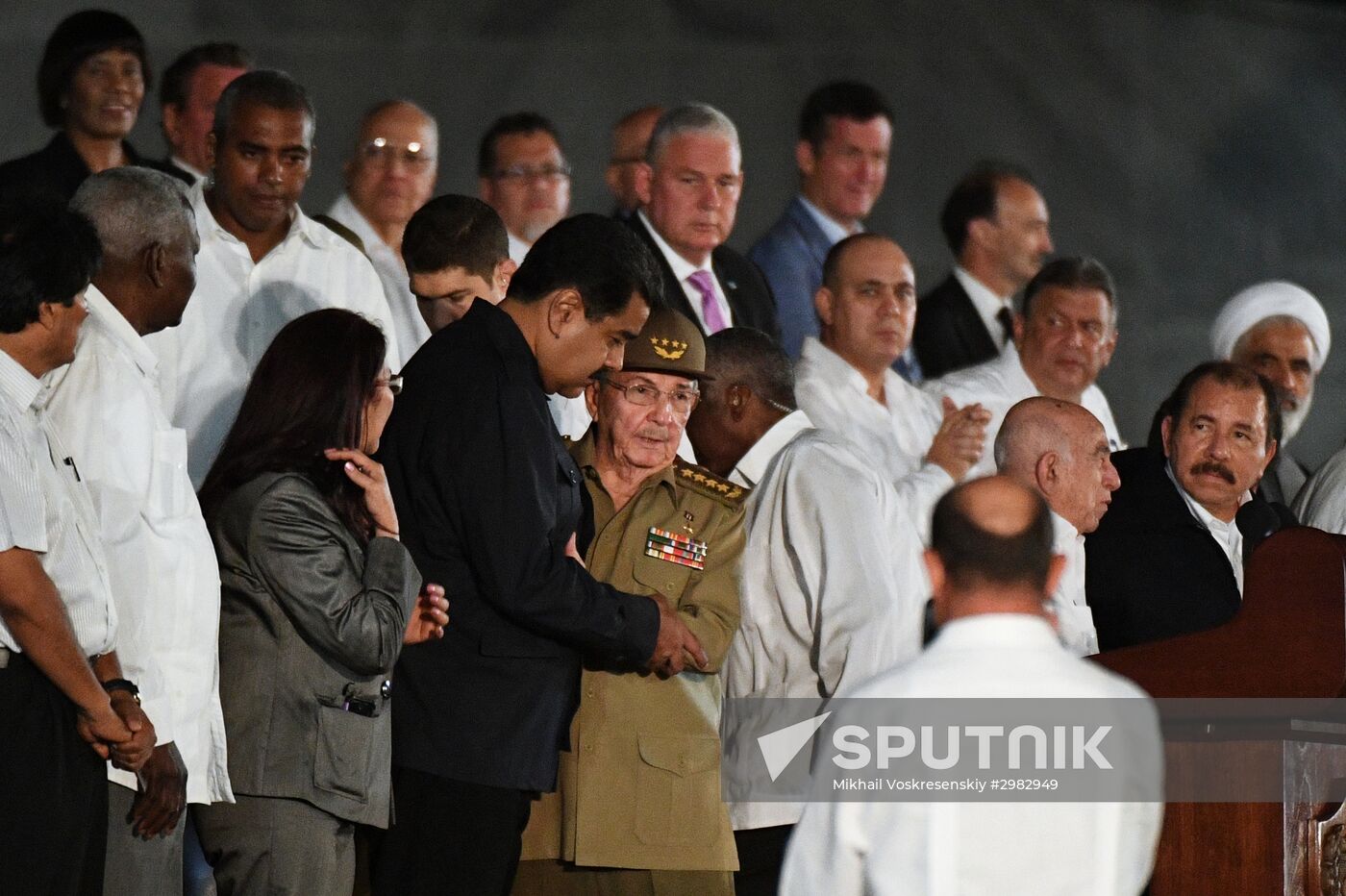 People gather to commemorate Fidel Castro in Havana