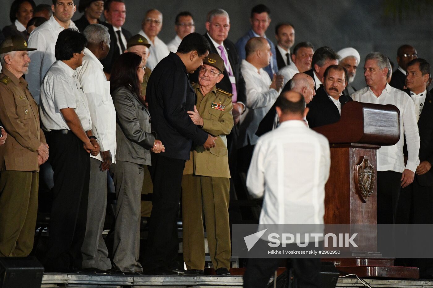 People gather to commemorate Fidel Castro in Havana