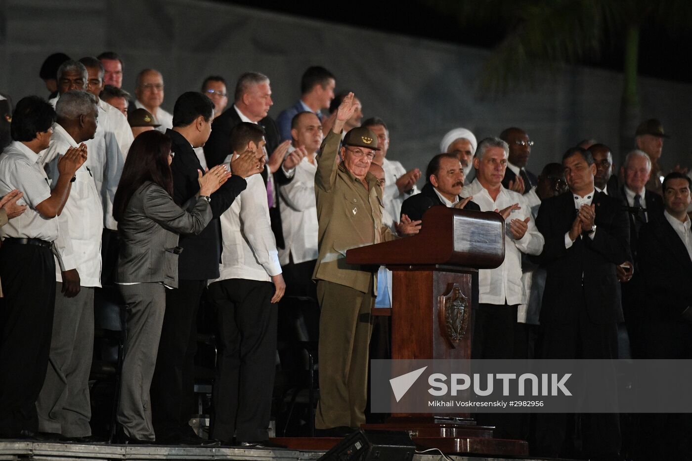 People gather to commemorate Fidel Castro in Havana