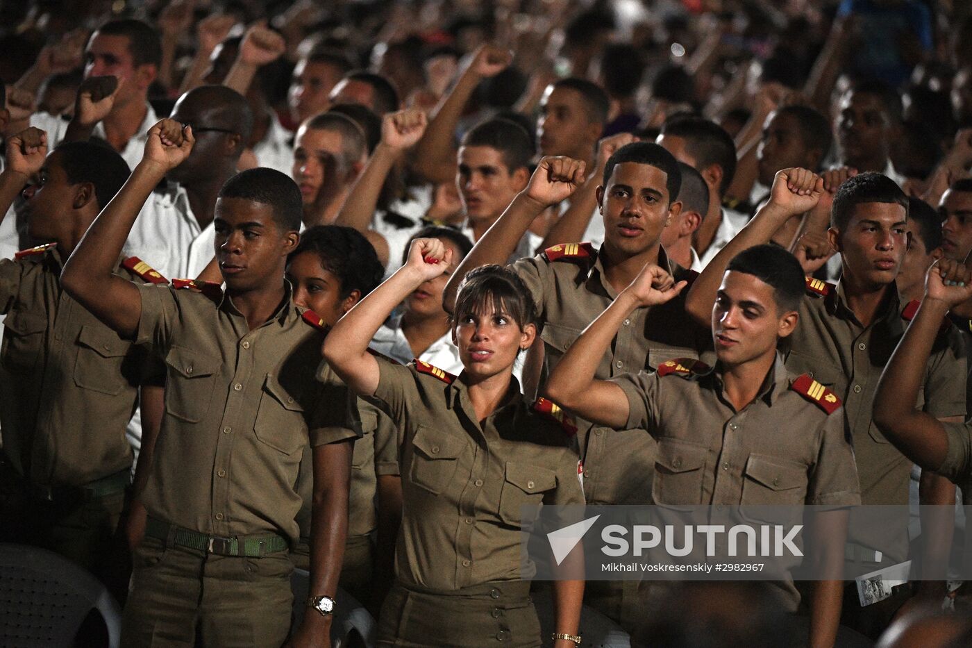 Fidel Castro commemoration rally in Havana