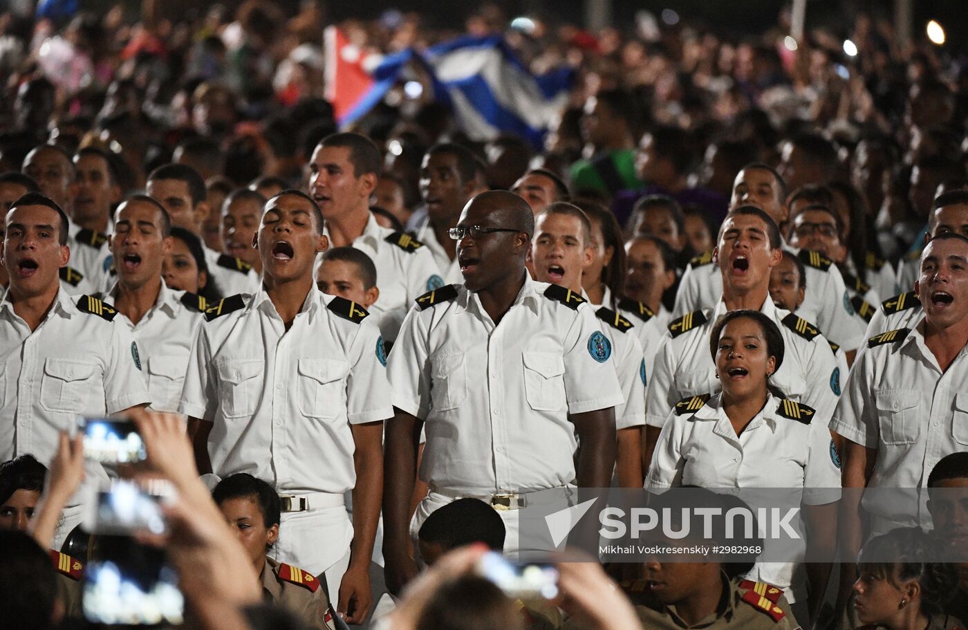 People gather to commemorate Fidel Castro in Havana