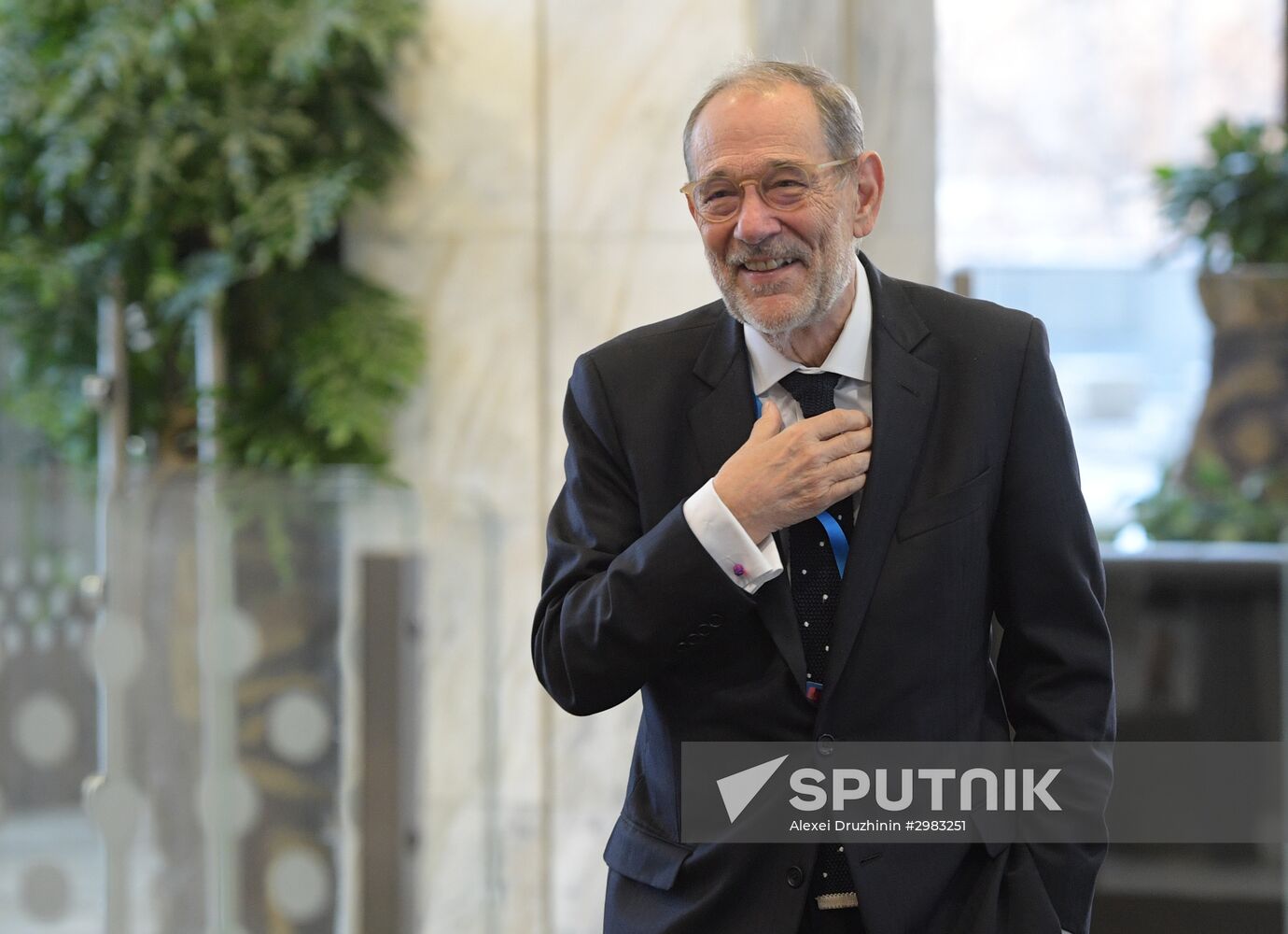 President Vladimir Putin attends Primakov Readings International Forum