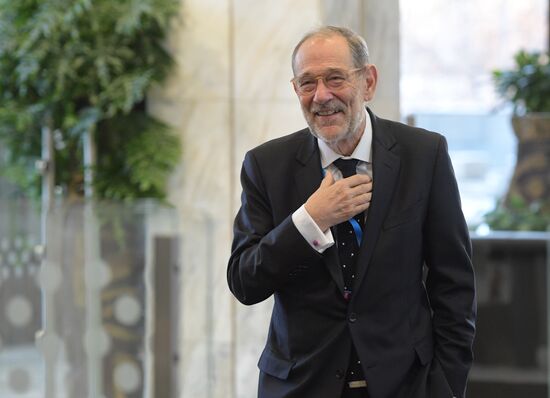 President Vladimir Putin attends Primakov Readings International Forum