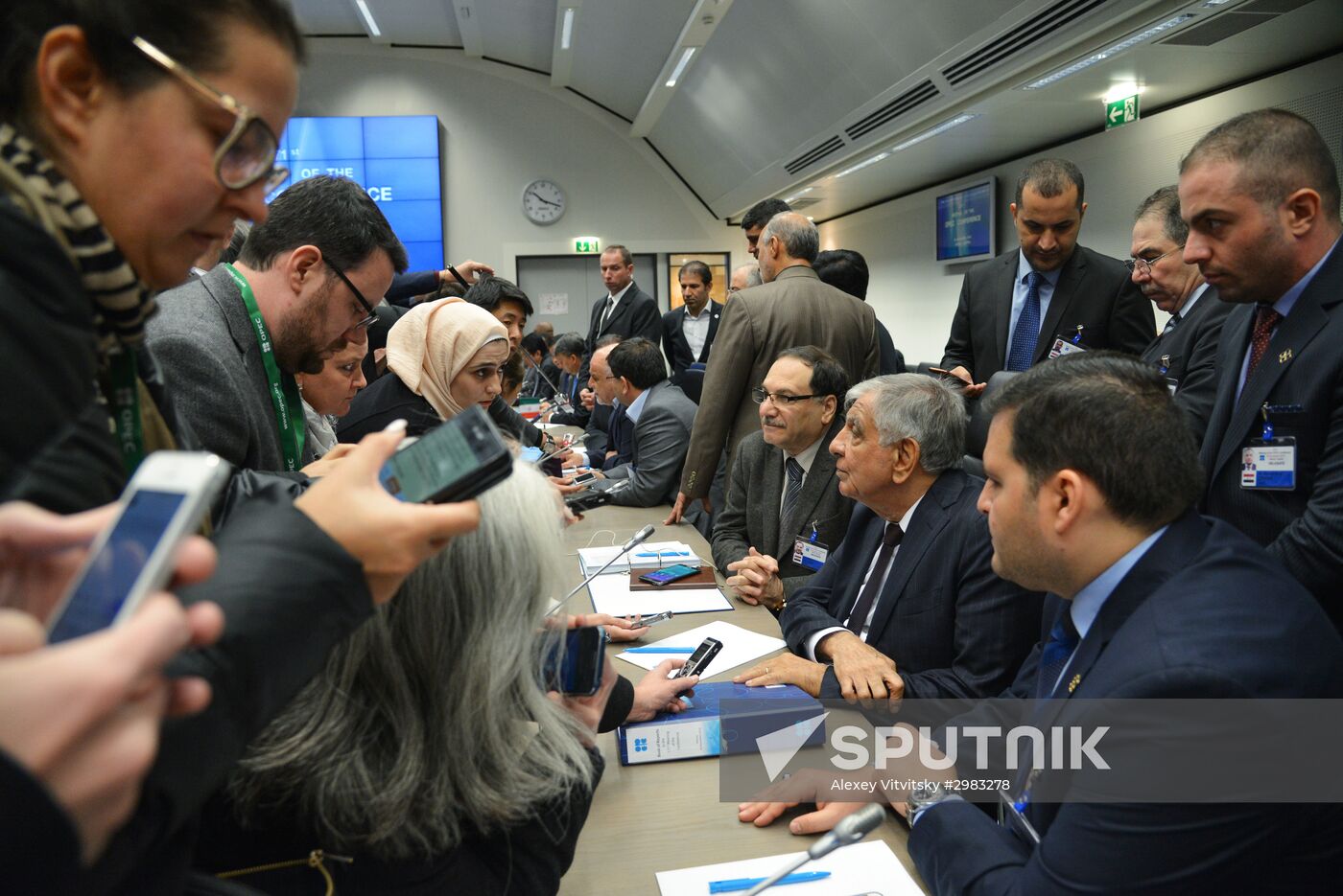 Official meeting of Organization of the Petroleum Exporting Countries (OPEC)