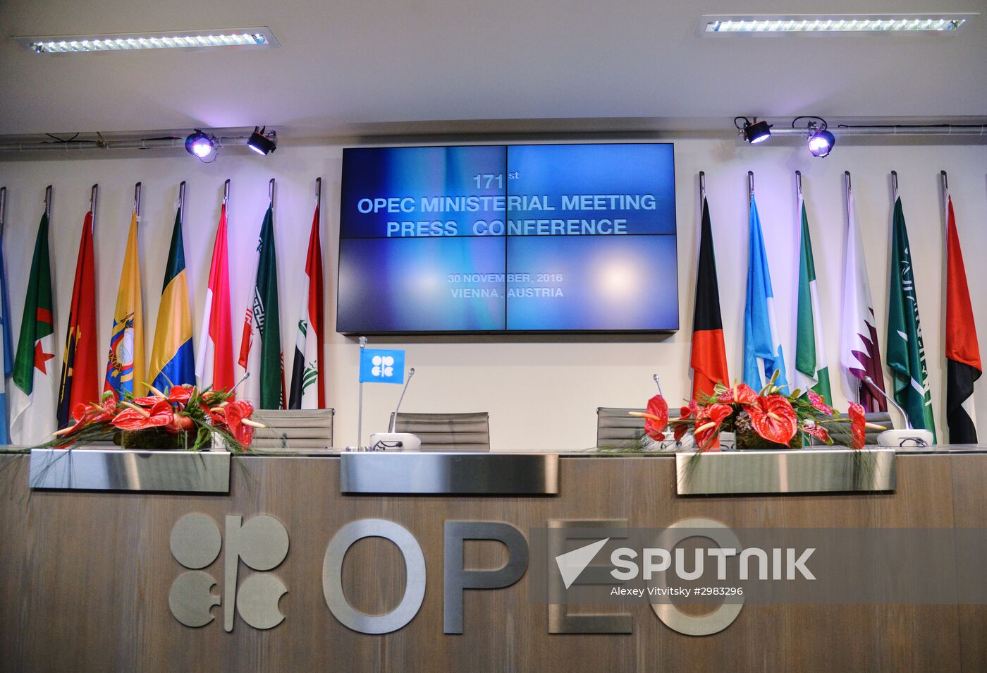 Official meeting of Organization of the Petroleum Exporting Countries (OPEC)