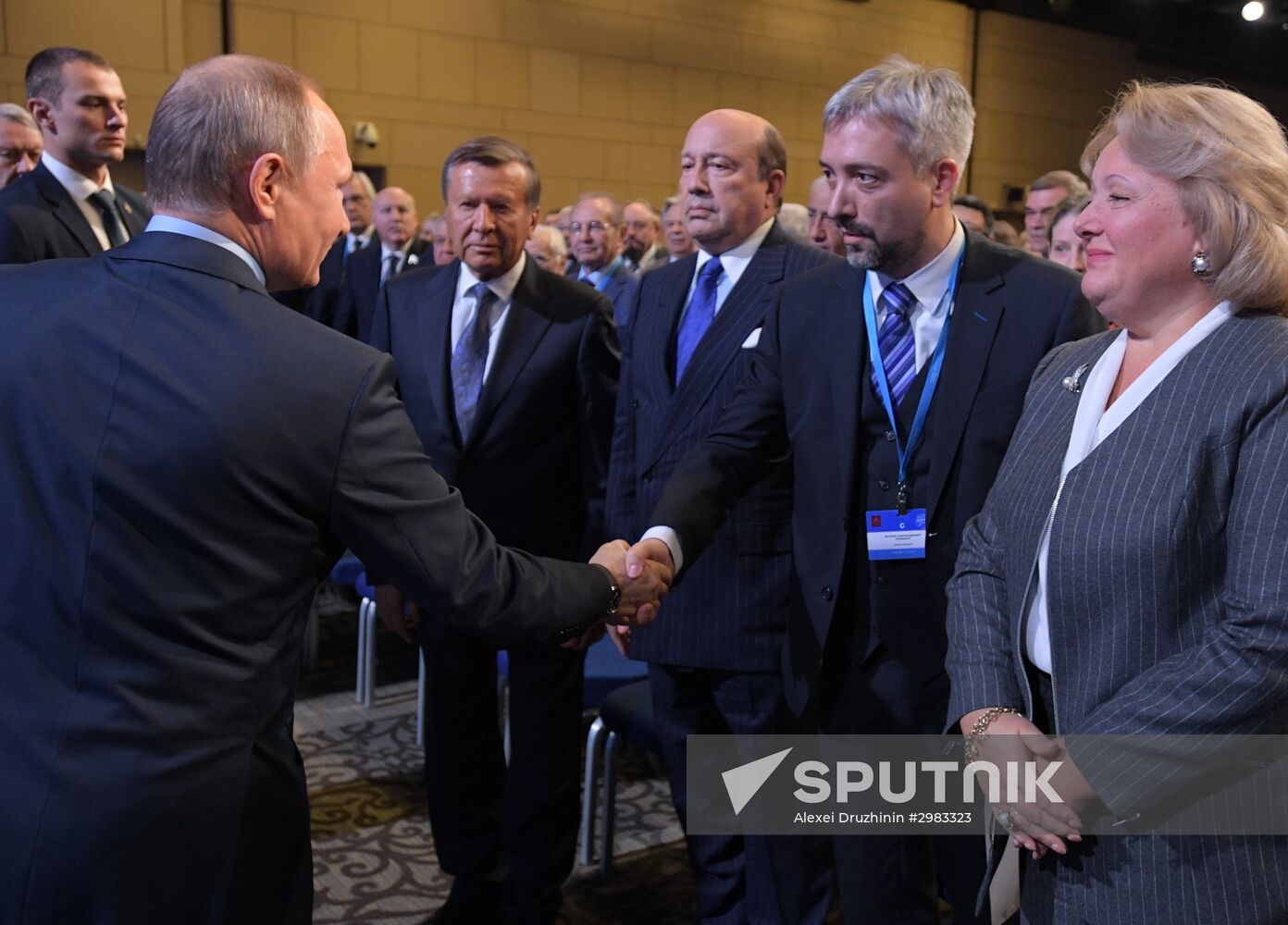 President Vladimir Putin takes part in Primakov Readings International Forum