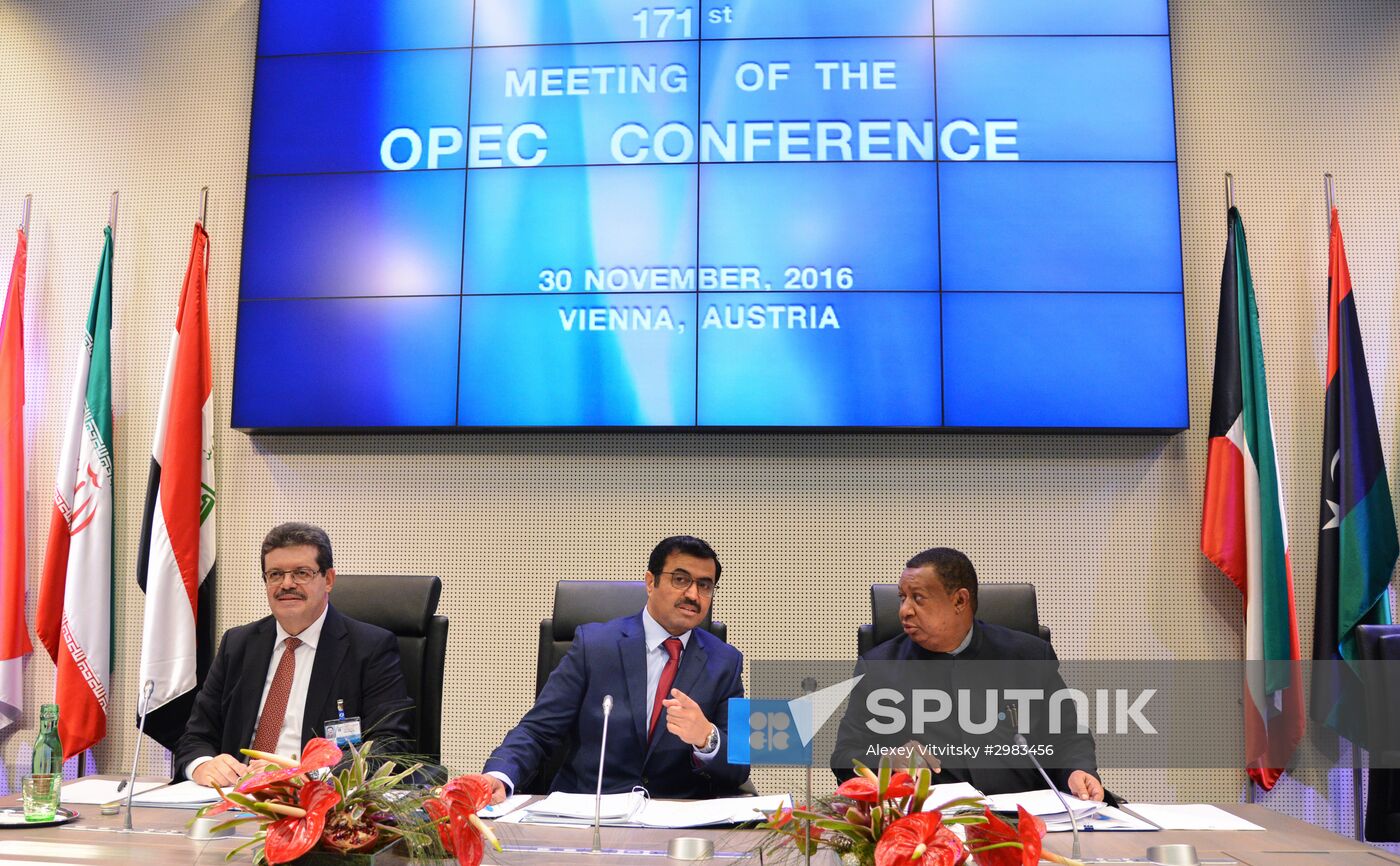 Official meeting of Organization of the Petroleum Exporting Countries (OPEC)