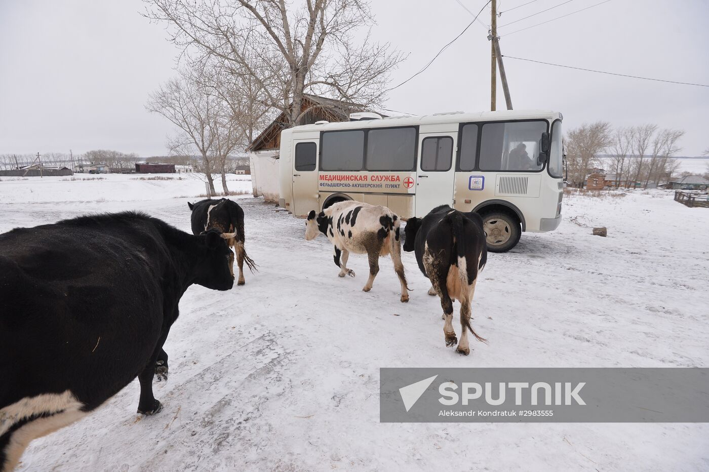Mobile medical and obstetric station in Chelyabinsk