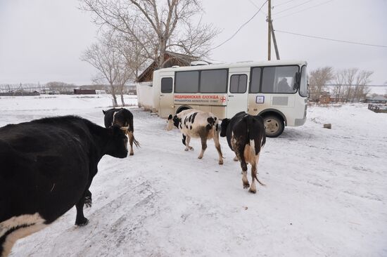 Mobile medical and obstetric station in Chelyabinsk