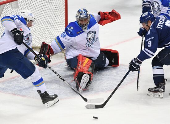 Kontinental Hockey League. Dynamo Moscow vs. Barys