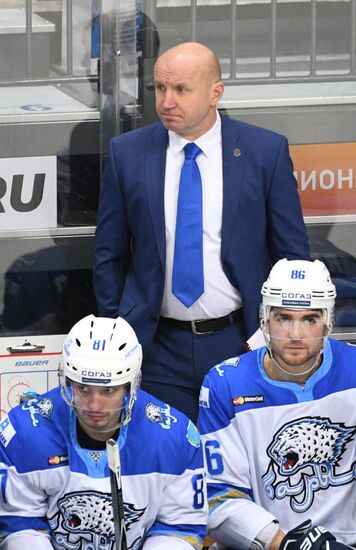 Kontinental Hockey League. Dynamo Moscow vs. Barys