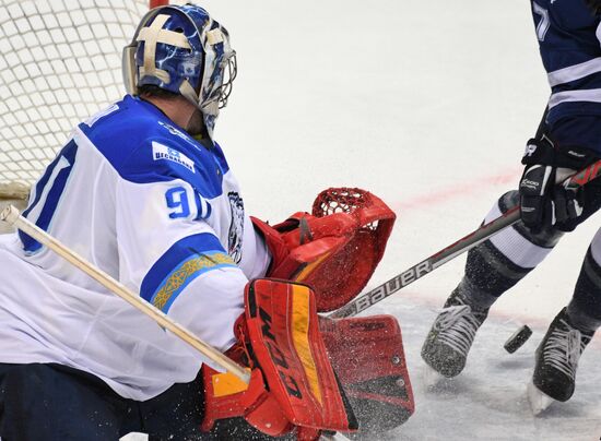 Kontinental Hockey League. Dynamo Moscow vs. Barys