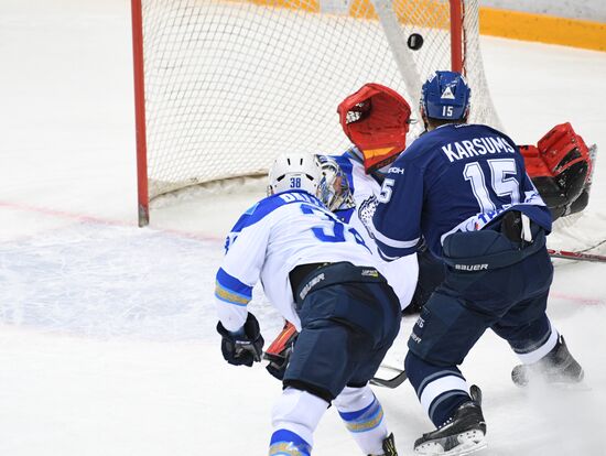 Kontinental Hockey League. Dynamo Moscow vs. Barys