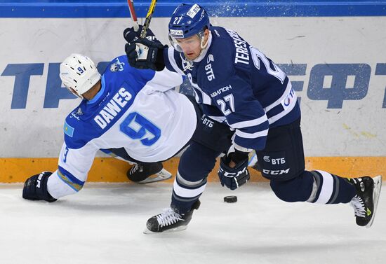 Kontinental Hockey League. Dynamo Moscow vs. Barys