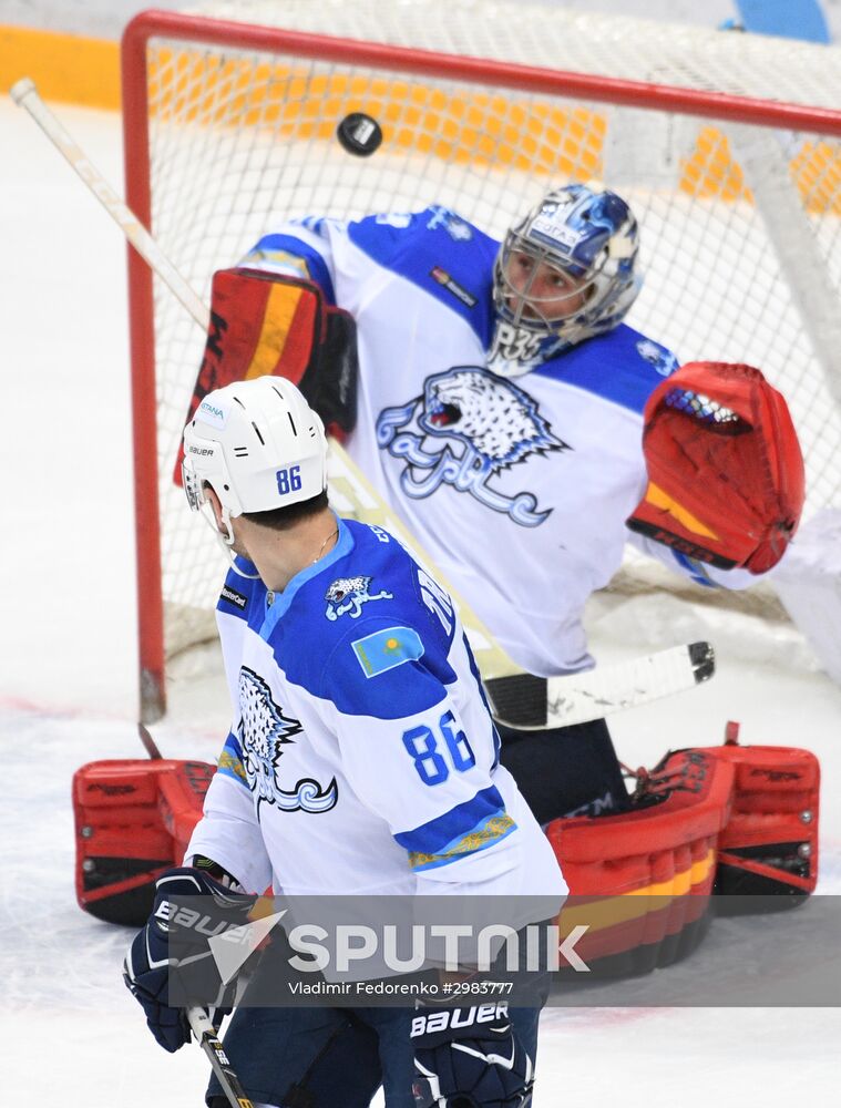 Kontinental Hockey League. Dynamo Moscow vs. Barys