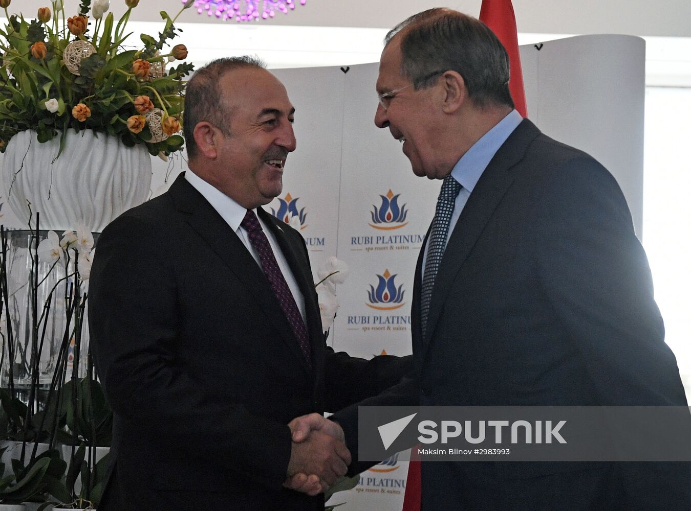 Russian Foreign Minister Sergei Lavrov visits Turkey