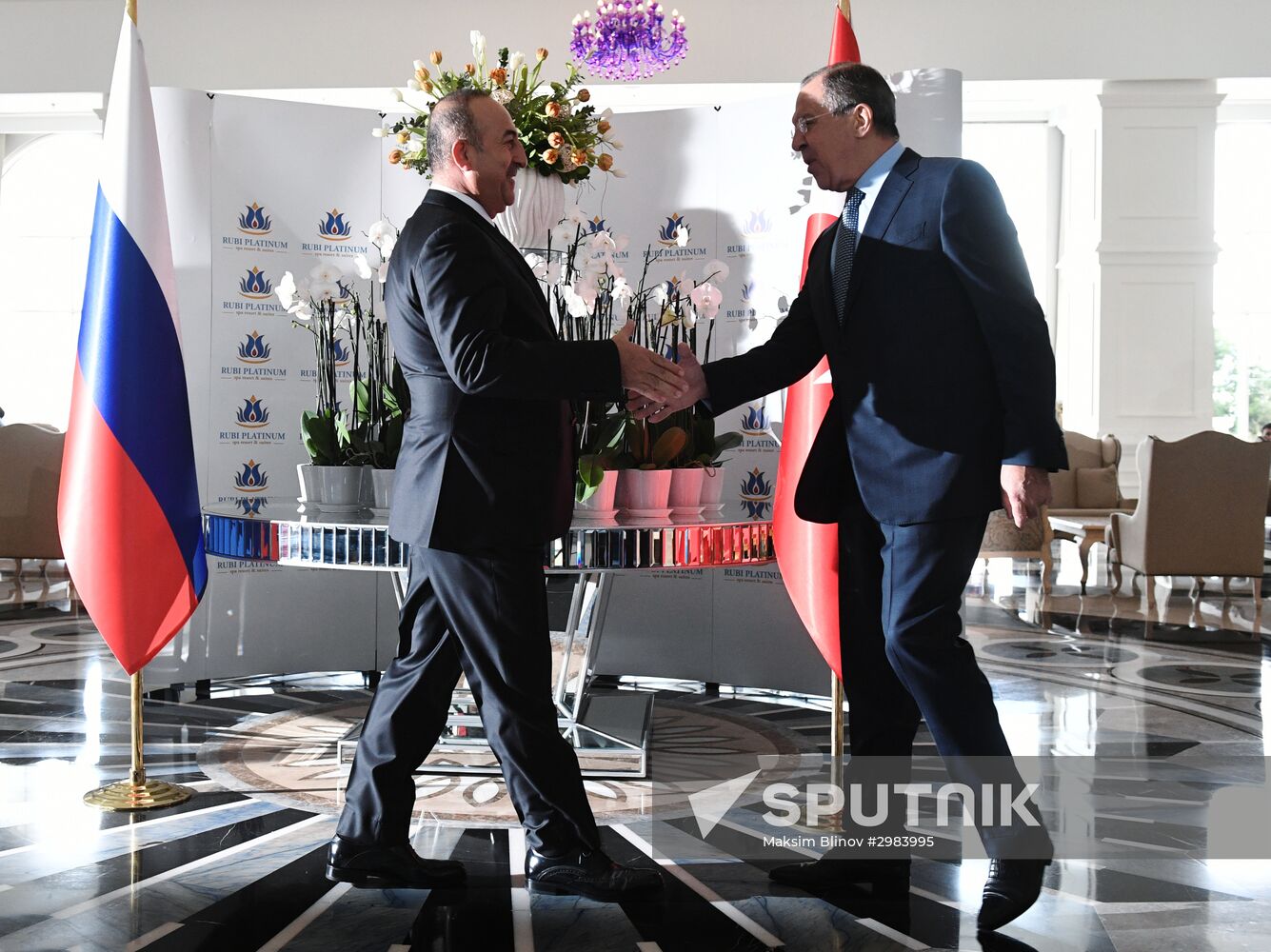 Russian Foreign Minister Sergei Lavrov visits Turkey