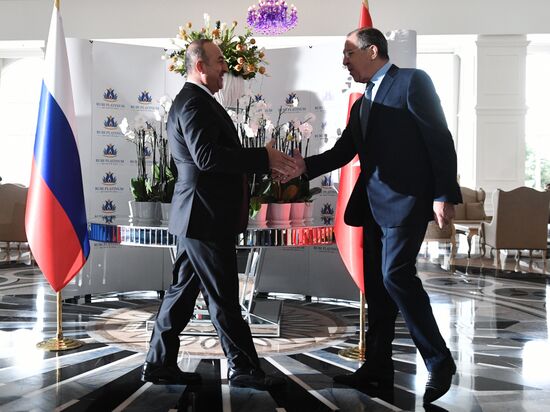 Russian Foreign Minister Sergei Lavrov visits Turkey