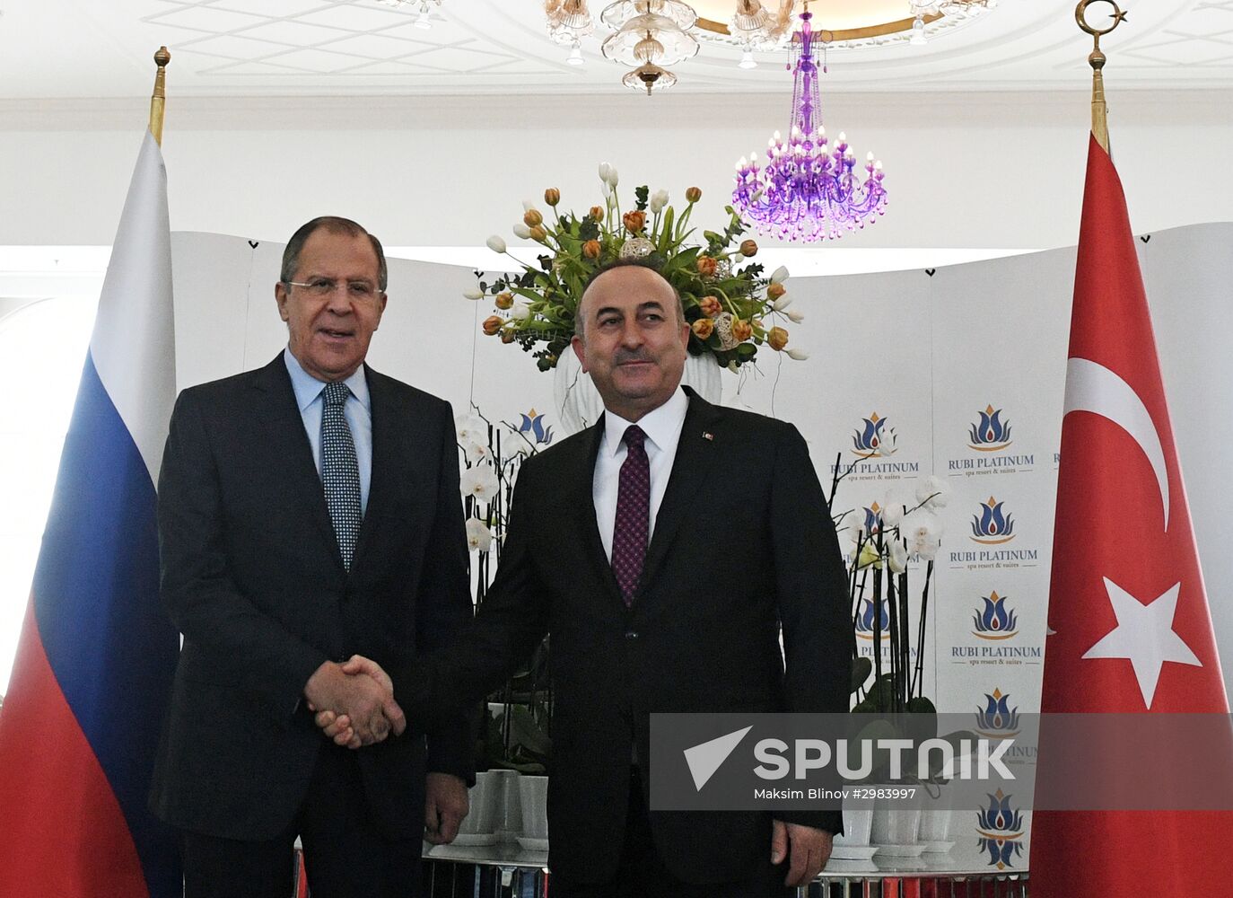 Russian Foreign Minister Sergei Lavrov visits Turkey