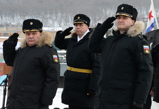 Pacific Fleet servicemen celebrate beginning of winter training period