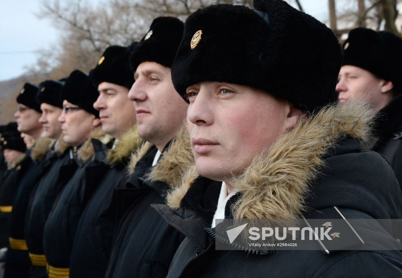 Pacific Fleet officers celebrate beginning of winter training period