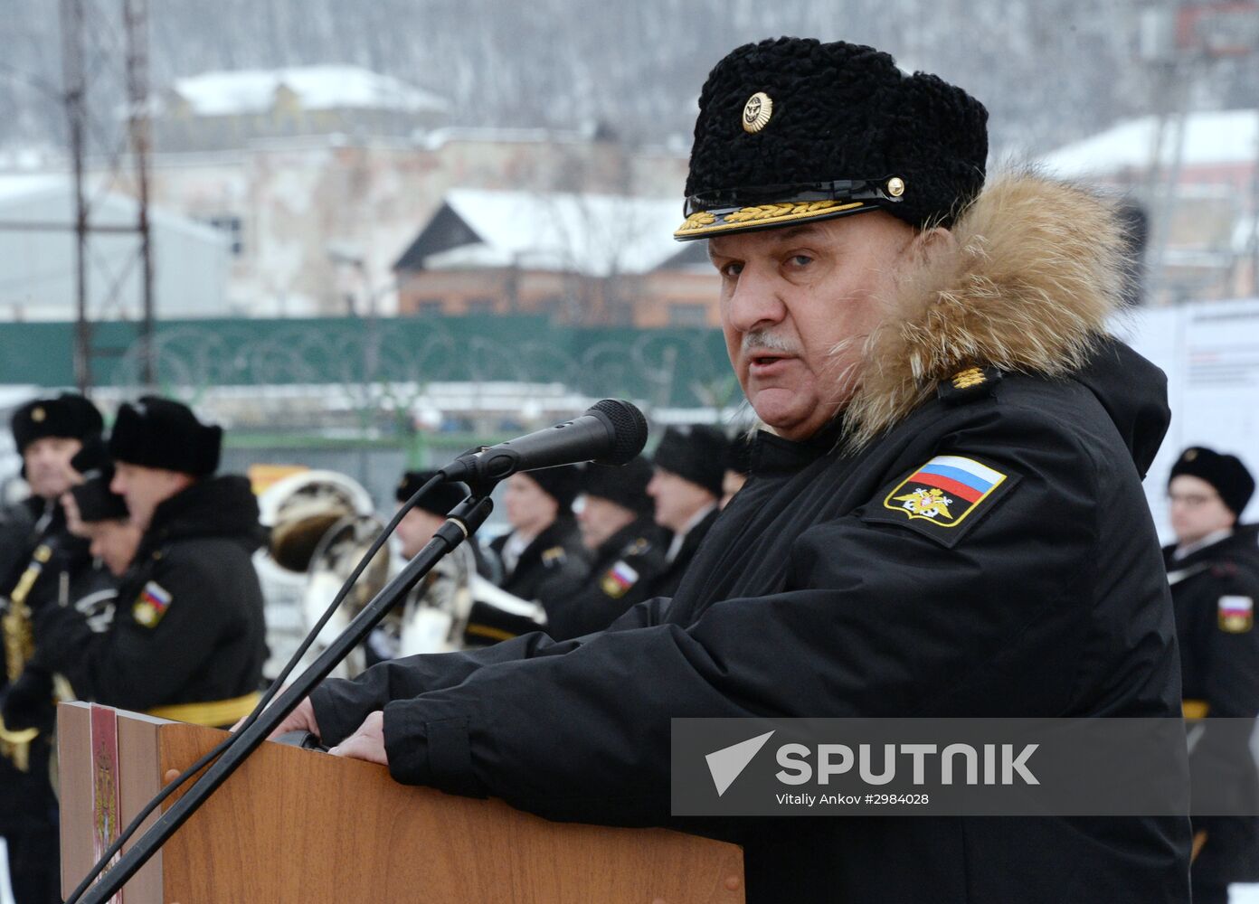 Pacific Fleet servicemen celebrate beginning of winter training period